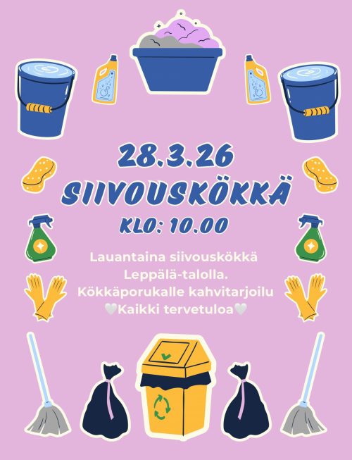 Siivouskökkä 2026-03-26